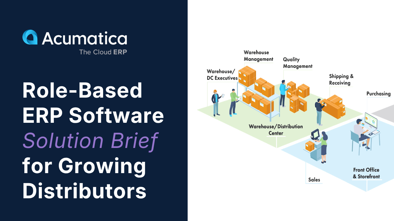Role-Based ERP Software for Distribution and Retail
